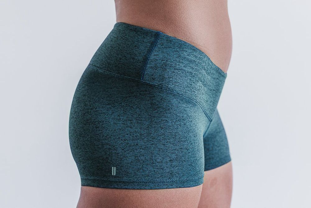 NOBULL Women's 2'' Shorts - Teal Heather - Ireland (3896PFTGH)